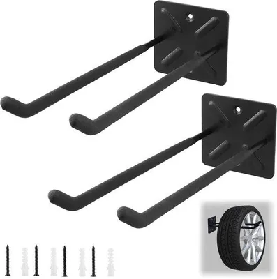 Immagine prodotto di Set da 2 portacacciaviti, portautensili, supporto da parete, portacacciaviti con rivestimento antiscivolo, per utensili, pneumatici, scale