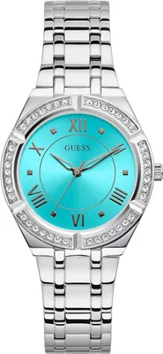 A close-up studio shot of a women's wristwatch.