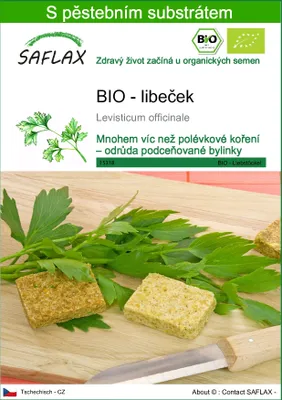 Obrázek produktu pro SAFLAX - BIO - libeček - Levisticum officinale - 100 Semena - S pěstebním substrátem bez klíčků