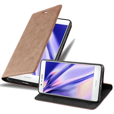 Image de Cadorabo Housse pour Huawei P9 LITE 2016 / G9 LITE Housse de protection en marron Housse pour portable Etui Case Cover Fermeture magnétique