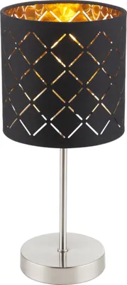 Immagine prodotto di GLOBO lampada da tavolo lampada da tavolo da soggiorno nero lampada da comodino moderna 15229T