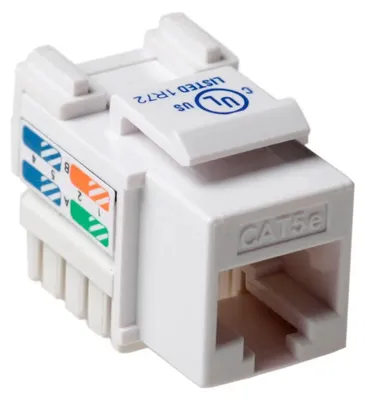 Imagen del producto de ACT TD5015, conector RJ45, con terminales de inserción (IDC), color blanco