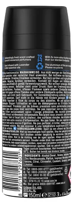Produktbild von AXE Fine Fragrance Collection Bodyspray Blue Lavender (150 ml)