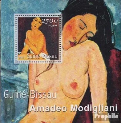 Produktbild von Briefmarken Guinea-Bissau 2001 Mi Block347 postfrisch Gemälde