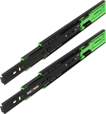 Immagine prodotto di KOTARBAU® 1 coppia di guide per cassetti Guide ad estrazione totale Softclose 300 mm Guide estraibili per cassetti Sistema di guide Guide autochiudenti Guide estraibili Guide telescopiche Guide per cassetti