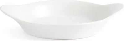 Produktbild von Olympia Whiteware runde Gratinschalen - weiß - 19,2cm - 12 Stück - Porzellan