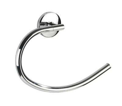 Produktbild von WENKO Handtuch Ring Halter Badetuch Stange Küche CUBA Bad Accessoires Gäste WC