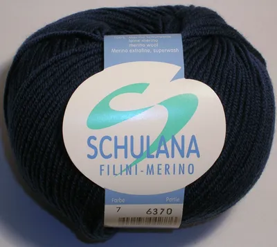 Produktbild von FILINI-MERINO von Schulana - marine (7) - 50 g / ca. 160 m Wolle