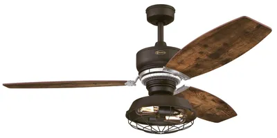 Image de Ventilateur de plafond avec éclairage LED et télécommande Welford 137 cm