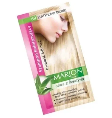 Zdjęcie produktu dla Marion Koloryzujący Szampon Do Włosów Nr 69 Platynowy Blond