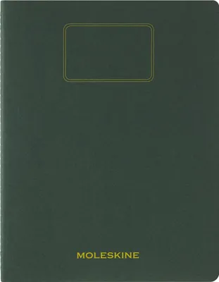 Produktbild von Moleskine Student Cahier, XXL, blanko, Kartoneinband, Myrtengrün