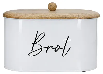 Immagine prodotto di Gilde Brotkasten, "Vita", Schriftzug, Eisen, weiß, VE 1, L. 19 cm, B. 34 cm, H. 23 cm  55568