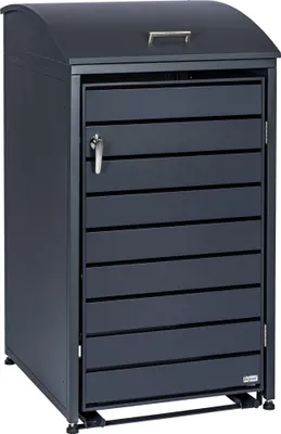 Produktbild von Zelsius Mülltonnenbox mit abgerundetem Deckel für eine 120 - 240 Liter Mülltonne, Anthrazit RAL 7016