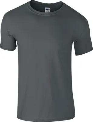Produktbild von Gildan Soft-Style Herren T-Shirt, Kurzarm, Rundhalsausschnitt BC484 (S) (Kohlegrau)