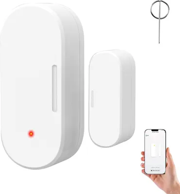 Produktbild von Tür- und Fenstersensor, Zigbee, 1 Stück, drahtloser Detektor für Alarmanlage