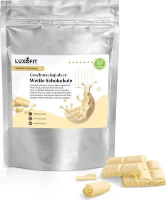 Produktbild von Weiße Schokolade Geschmackspulver Flavour kalorienarm 300 g