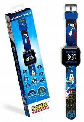 Productafbeelding van Sonic the Hedgehog LED-tracker polshorloge