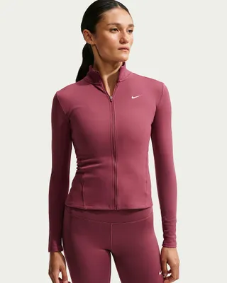 Zdjęcie produktu dla Kurtka Nike W NK ONE DF FZ FITTED, kolor: różowy/biały, rozmiar: S, M