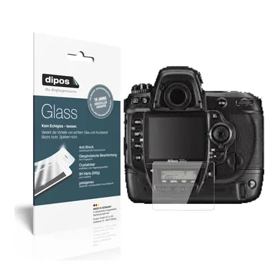 Obrázok produktu pre 1x ochranná fólia pre Nikon D3x - Anti-Shock 9H film dipos Glass plastové sklo
