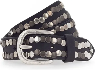 Produktbild von Vanzetti Leder Gürtel 30mm Leather Belt W75 Black schwarz