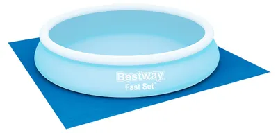 Produktbild von Bestway® PE-Bodenplane 396 x 396 cm, blau, quadratisch