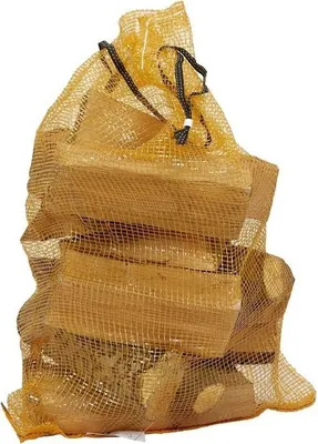 Produktbild von 50x | Starker Netzbeutel mit Kordel 40L | Netzbeutel 50x72cm mit Kordelzug | Netzsack für Holzscheite