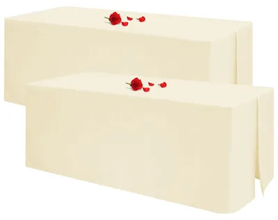 Immagine prodotto di Set di 2 tovagliette beige per tavoli da 6 piedi