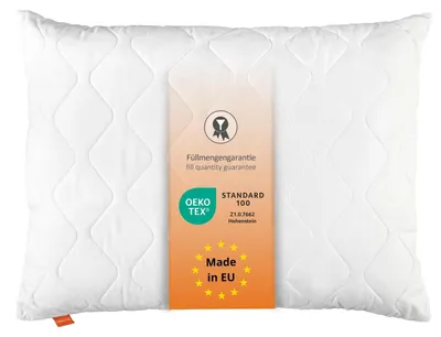 Obrázek produktu pro Polštář z mikrovlákna - 70 x 90 cm - Bílý - Zip - Výplň z polyesteru
