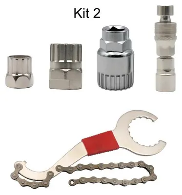 Obrázek produktu pro Sada nářadí na opravu jízdních kol, odřezávač řetězu, stahovák klik, sada 2