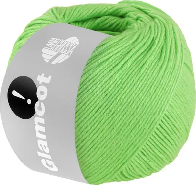 Produktbild von Lana Grossa GLAMCOT zart glänzende, multifile Baumwoll-Viskosemischung 155 m  Farbe 018 - Hellgrün