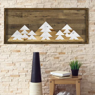 Produktbild von Wallity, Almıla- EVL4542, Braun, Leinwandbilder, 40 x 100 cm, Gemälde: 100% MDF (Dicke: 3mm)