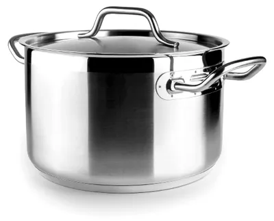 Produktbild von Edelstahl Kochtopf 28 cm, Induktionsgeeignet, mit Innenmarkierung, spülmaschinenfest