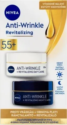 Image de Coffret de soins anti-rides revitalisants pour la peau 55+ - Duopack
