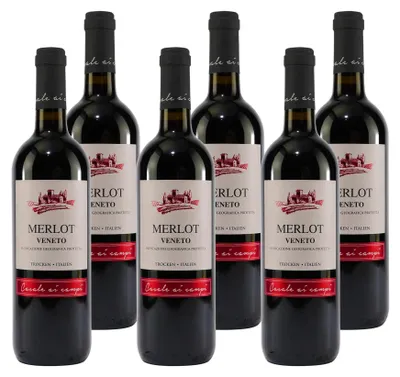 Produktbild von LaWi Merlot Veneto IGP -trocken- (6 x 0,75L)