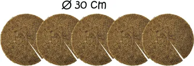 Produktbild von 5 x Kokos-Mulchscheibe Ø 30 cm
