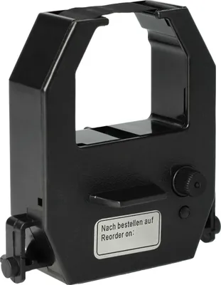 Produktbild von vhbw Farbband Schriftband kompatibel mit Amano BX6000, CP3000, EX3000, EX3000N, EX4000, EX5000N, EX5000, EX6000 Nadeldrucker, Bondrucker - Schwarz