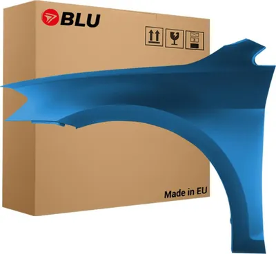 Image de BLU Aile Compatible avec VW Volkswagen Golf VII 7 LA5J Gauche Blau PacificBlau | 2012-2017 | Avant | Peint| Prêt à Monter | Galvanisé