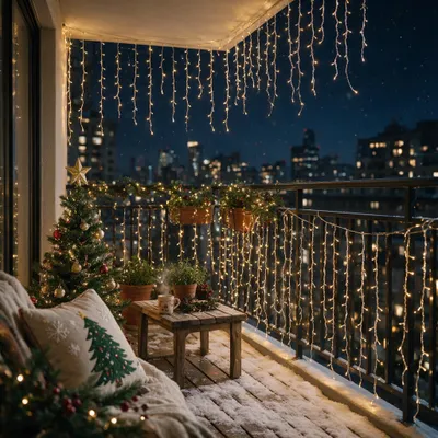 Image de LARS360, rideau lumineux LED, 5 mètres, 200 LED blanc chaud, guirlande lumineuse effet pluie de neige, avec 8 modes d'éclairage, télécommande, fonction mémoire, idéal pour Noël, les mariages et les fêtes