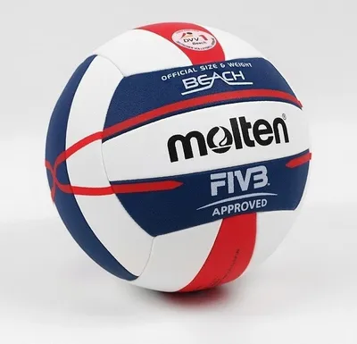 A Molten Beachvolleyball on a white background.