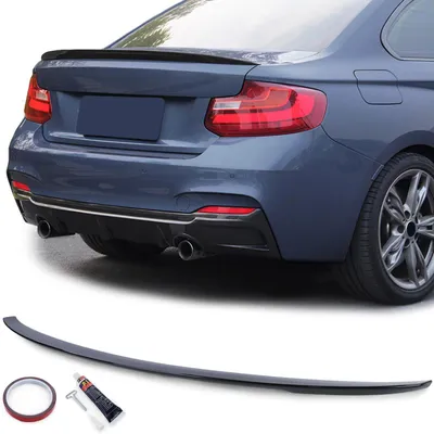 Obrázek produktu pro Zadní spoiler, sportovní design, černá barva s lesklým povrchem, pro modely BMW řady 2 (F22, F23) od roku 2014