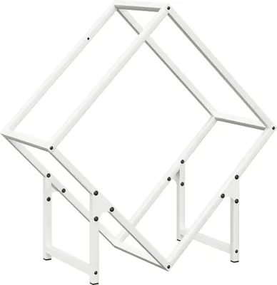 Immagine prodotto di Rastrelliera per Legna da Ardere Bianca 60x25x60 cm