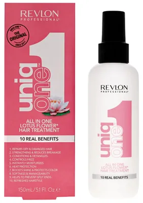 Produktbild von Revlon, Uniq One Lotus Flower, Leave-In Haarcreme Behandlung, Reparatur, 150 ml