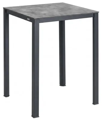 Produktbild von Kettler CUBIC Bar Tisch 80 x 80 x 96 cm Anthrazit Aluminiumgestell HPL Platte