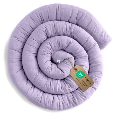 Produktbild von Bettschlange für Babybett aus Musselin - 200, 300 & 400 cm
