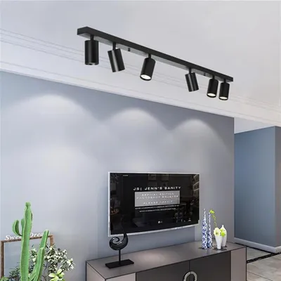 Produktbild von IMMAX PUNTO-6 Wandspot, linear, 6 Köpfe GU10, 119 cm