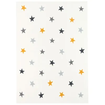 Produktbild von Kinder und Jugend Teppiche mit Tier- und Sternmotiven, Größe:160x225 cm, Design:Sterne Creme