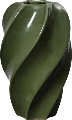 Produktbild von Broste Copenhagen Odette Vase hunter green 24cm