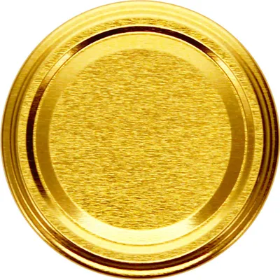 Produktbild von 66er Twist Off Deckel Gold im praktischen 60er Pack