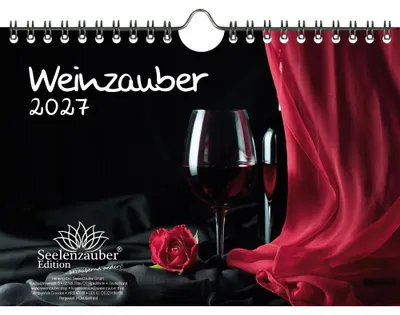 Produktbild von Weinzauber DIN A5 Kalender für 2027 Wein und Weinberge - Seelenzauber