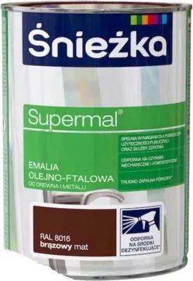 Image de Sniezka Supermal RAL8016 0,8l Braun